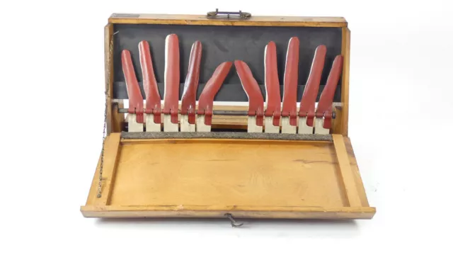 ABACO DE DEDOS LEHRER WLECKER AÑO 1919 Adding Machine a Calculer Rechenmaschine