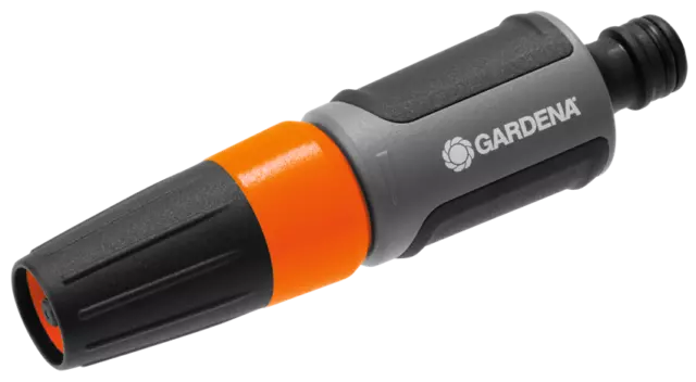 Gardena Adjustable Jet Nozzle Garden Hose Fitting Mist Jet Spray Plastic 18300