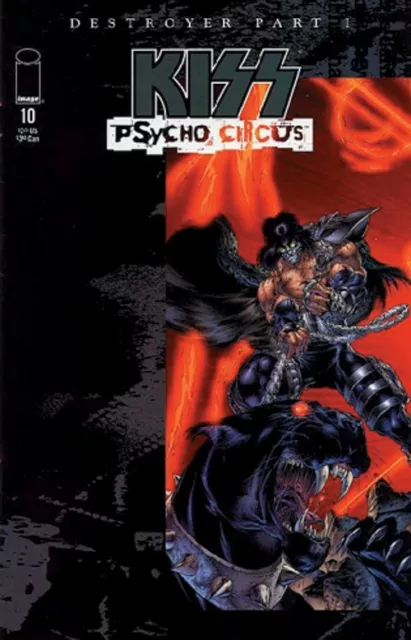 KISS IMAGE COMIC - PSYCHO CIRCUS N.10 - 36 pages 17x26cm - USA 98 - M186510