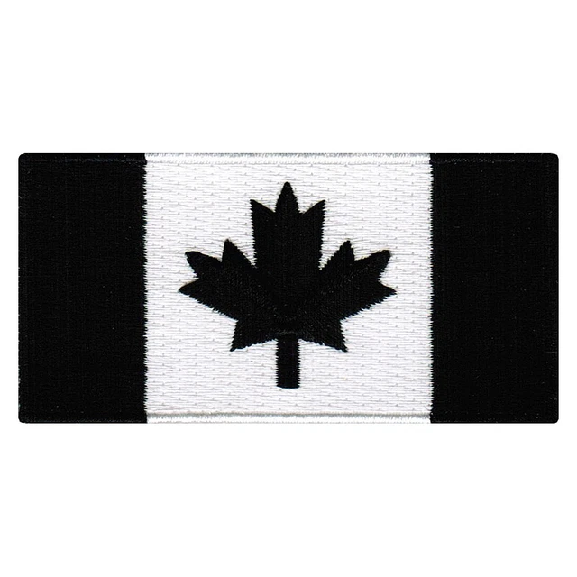 5 PCS Die Cut Canada Flag Iron on Sew on Patches, Canadian Glue Back
