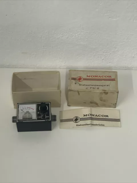 MONACOR  - Stehwellenmeßgerät FSI-2 Mit Original Karton und Anleitung