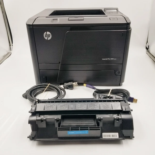 HP LASERJET PRO 400 M401N Laser Printer 128MB Toner Network USB TESTED