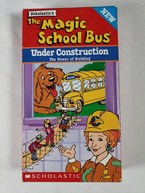 THE MAGIC SCHOOL Bus Scholastic Under Construction Video Tape VHS 2000 ...