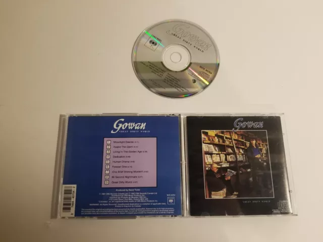 Great Dirty World by Gowan (CD, 1987, CBS)