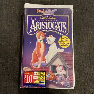 The Aristocats VHS Walt Disney Masterpiece Collection - Brand New Sealed