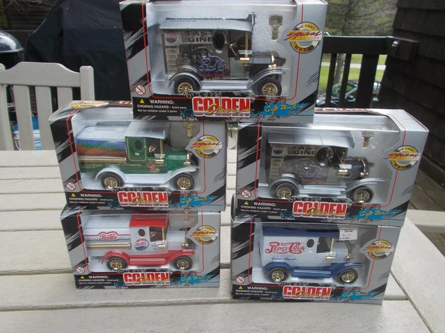 Vintage Pepsi Metal Truck Banks (5), Great Xmas Gifts!