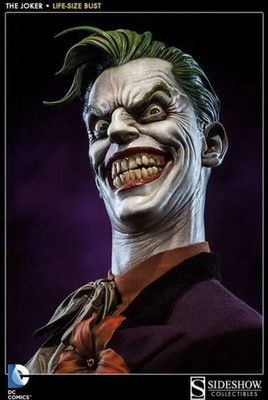 sideshow joker life size bust