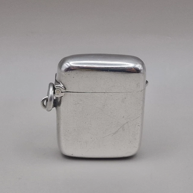STERLING SILVER VESTA Case Match Safe Holder Colen Hewer Cheshire ...