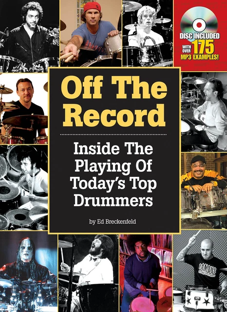 Off the Record Top Drummers Drum Lessons Chad Smith Lars Ulrich Book DVD-ROM Off the Record Top Drummers Drum Lessons Chad Smith Lars Ulrich Book DVD-ROM