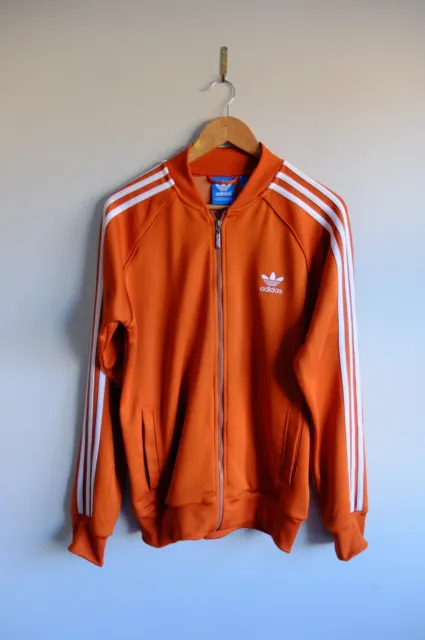 Adidas Originals Superstar TT tracksuit jacket burnt orange M 2015 VGC
