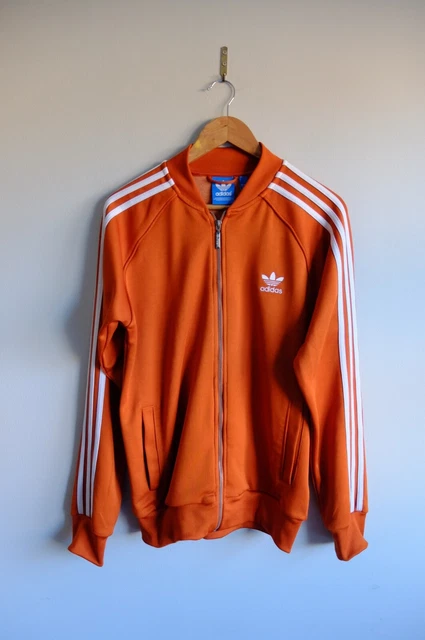 Adidas Originals Superstar TT tracksuit jacket burnt orange M 2015 VGC
