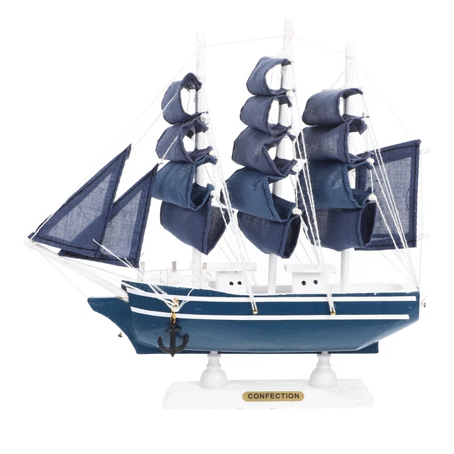 Lot De 4 Mini Bateaux Canoë En Bois Inachevé 14,8 Cm – Peinture DIY – Décor Nautique Table – Maquette à Personnaliser