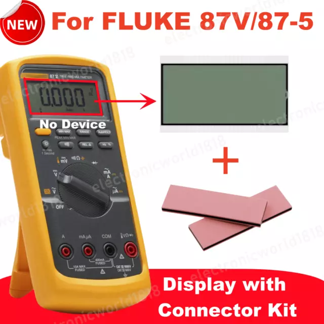 For Fluke 87V/87-5 True RMS Industrial Multimeter LCD Display Screen Replacement