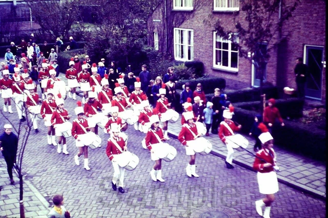 1970s Band Parade Netherlands Europe 35mm Slide Vintage D636