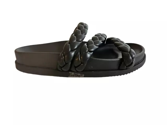 BP. Womens Size 5.5 Braided Slip On Sandal Black MSRP $49.95 3