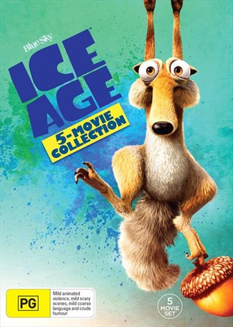 ICE AGE : Complete 1 2 3 4 5 Movie Collection : NEW DVD