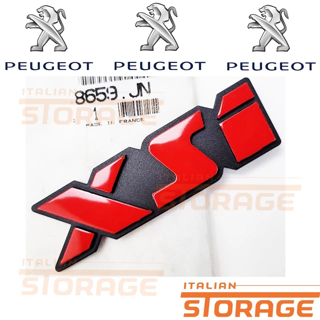 2 Stickers Peugeot Logo Arqué 80x72mm – Brillant 3D, Pour Voiture Ou Scooter