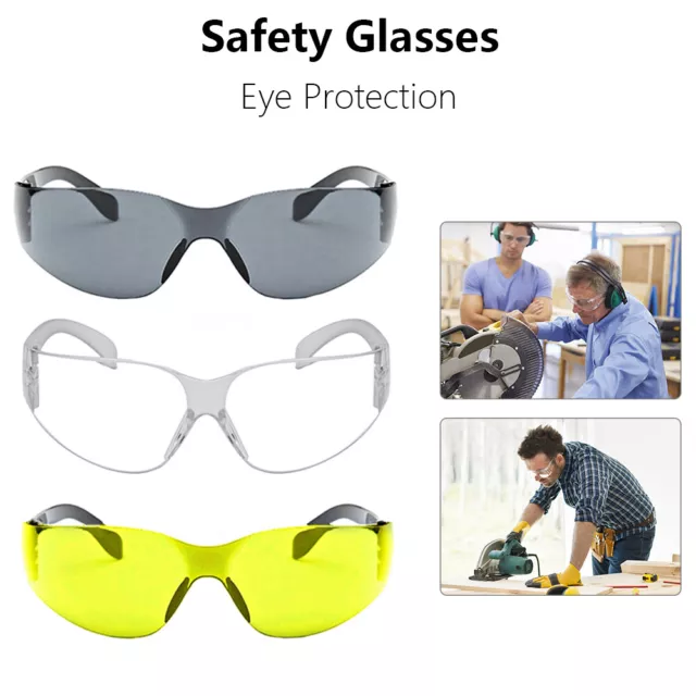 Safety Glasses Spectacles Eye Protection Goggles Eyewear Dental Work Outdoor New