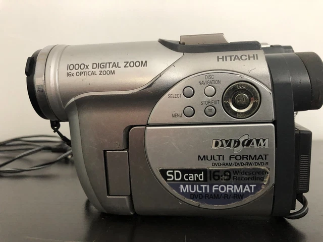 Ancien Camescope Thomson VM 45 – VHS-C, Zoom Optique, Année 2004 (non Testé, Pièces)