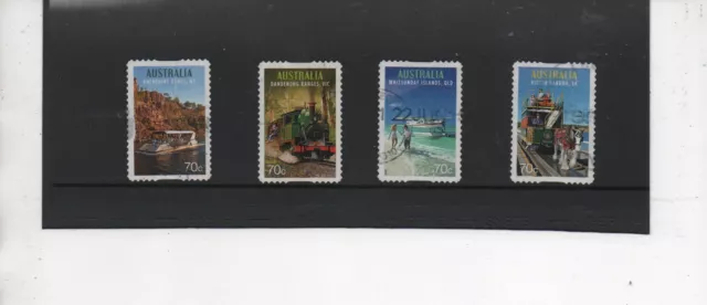 Australia Stamps 2015 Tourist Transport Self Ahesive  set of 4 used SG4332-35