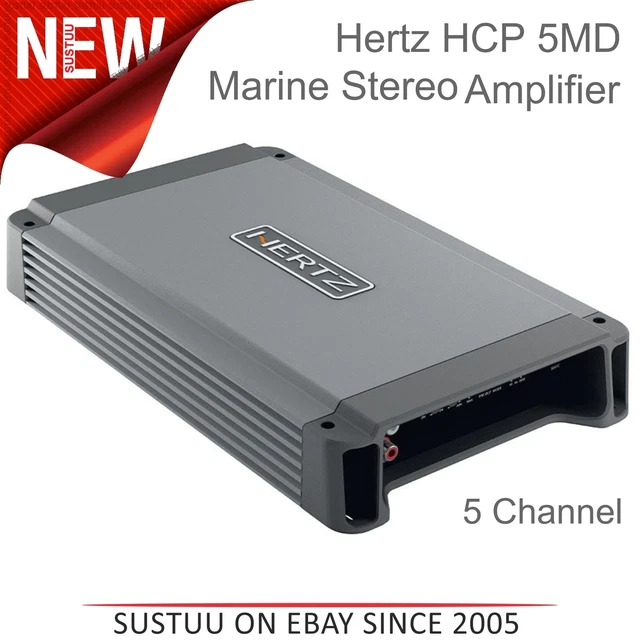 HERTZ HCP 5MD 12V 5 Canale Marine Amplificatore Stereo │ 4x50W & 150W