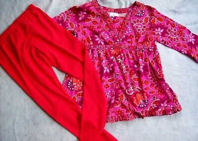 Girl 12-14 Lovely Nwot Pink Red Winter 150 ~Hanna Andersson~ Carters~ Tunic Set