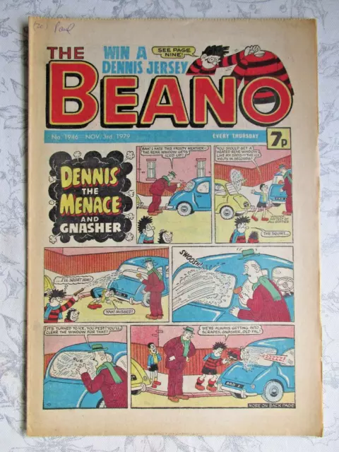 THE BEANO COMIC.    NO. 1946.   NOVEMBER 3rd.  1979.