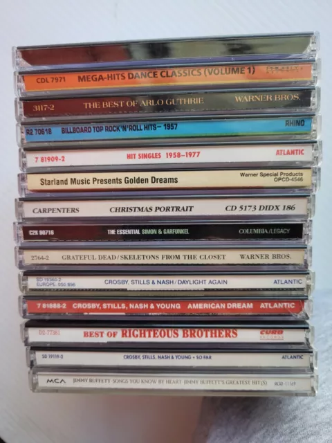 Lot Of 14 Oldies Cd's 50's, 60's, 70's