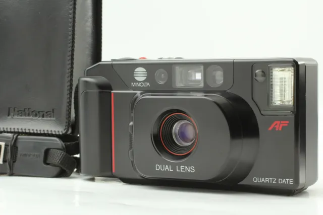[Almost Unused]Minolta MAC-DUAL QUARTZ DATE Point & Shoot Film Camera From JAPAN