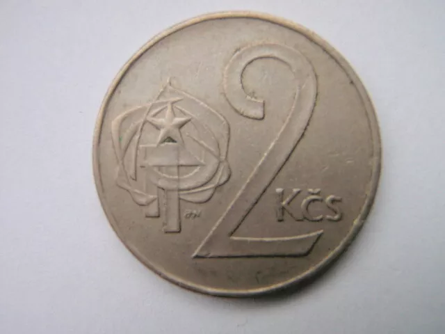 2 Kcs  Ceskoslovenska Münze anno 1972