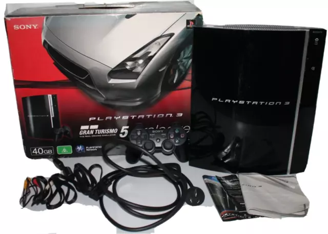 Sony PS3 Fat Console (40GB, Gran Turismo Prologue LIMITED EDITION) - BOXED