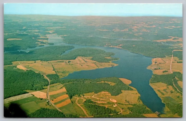 Aerial View Prince Gallitzin State Park Cambria County PA Pennsylvania Postcard