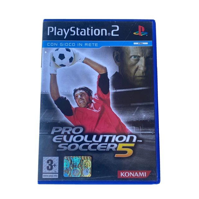 PES 5 Pro Evolution Soccer Gioco Videogioco Sony PS2 Playstation 2 PAL Konami