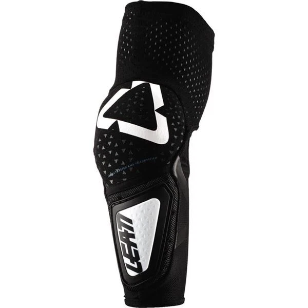 Black/White Leatt 3DF Hybrid Youth Elbow Guards