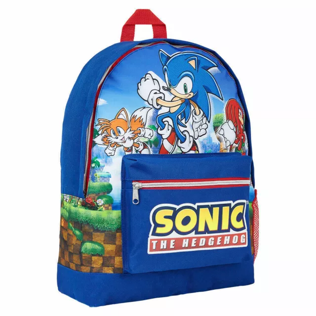 Sacs à dos scolaires GENERIQUE Sac à Dos Sonic The Hedgehog pour Enfants  Cadeaux pour Garçon (SD1774) 30*17*44 cm Bleu
