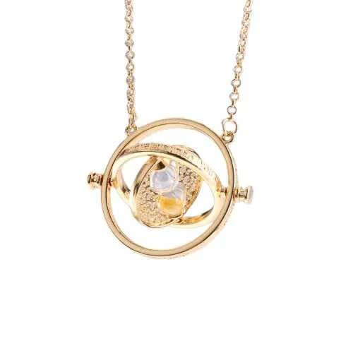 UTTER Collier Sablier Retourneur de Temps Hermione Pendentif Sablier Rotatif ...