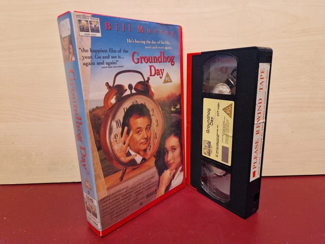 GROUNDHOG DAY - Bill Murray - Columbia Tristar - Big Box PAL VHS Video ...