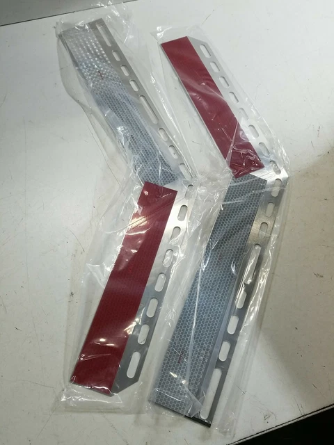 Betts 22" X 3" Angled Semi Truck Mud Flap Conspicuity Reflectors-Pair Betts 22" X 3" Angled Semi Truck Mud Flap Conspicuity Reflectors-Pair