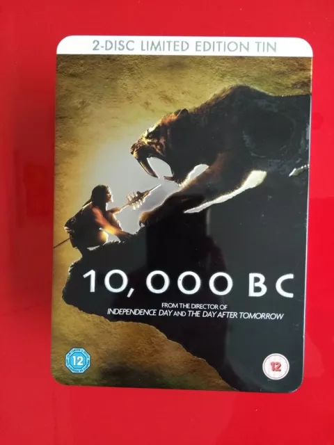 10,000 BC, DVD 2-disc, Limited Edition Tin Case version with 35mm film slide