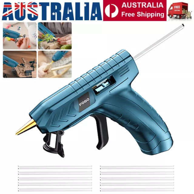 Cordless Hot Melt Glue Gun Repair DIY Tool w/Battery and 12 Stick For  Makita 21V