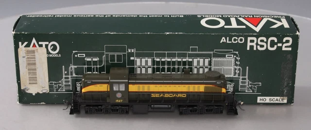 Kato 37-2605 HO Scale Seaboard Air Line Alco RSC-2 Diesel Engine #1527 LN/Box