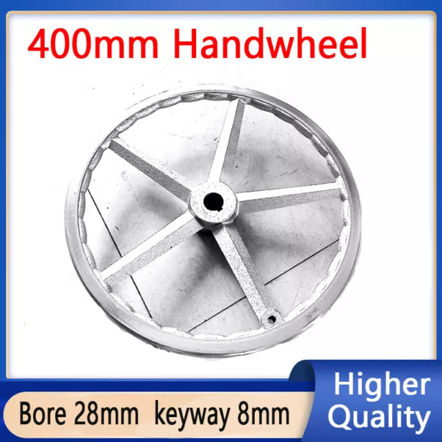 400mm Cast Iron Hand Wheel Chrome Plated Handwheel For Milling Machine Lathe