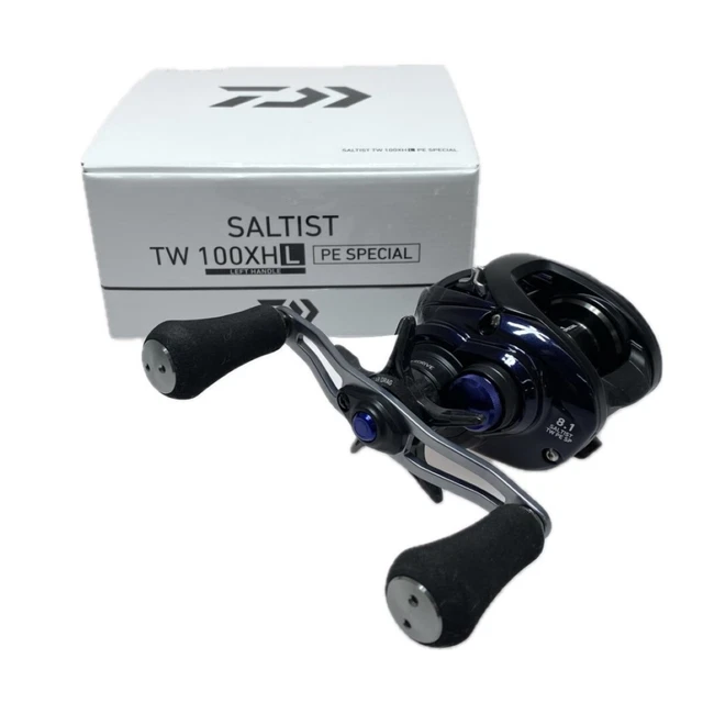 DAIWA SALTIST TW 100XHL PE Special Bait Reel, Condition A