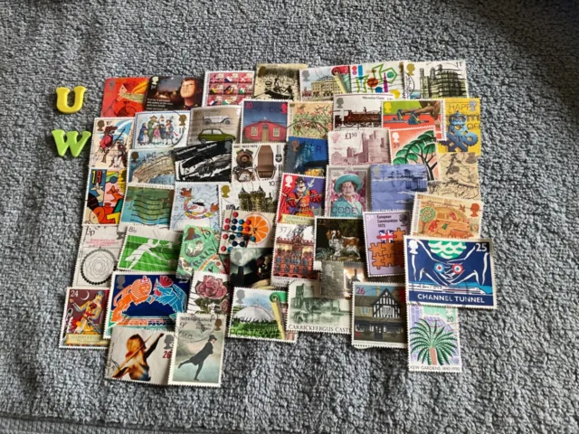 used Great Britain stamps