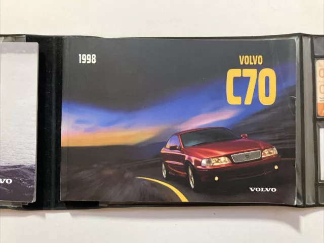 Volvo C70 Owners Manual Handbook & Wallet Pack Set 1998