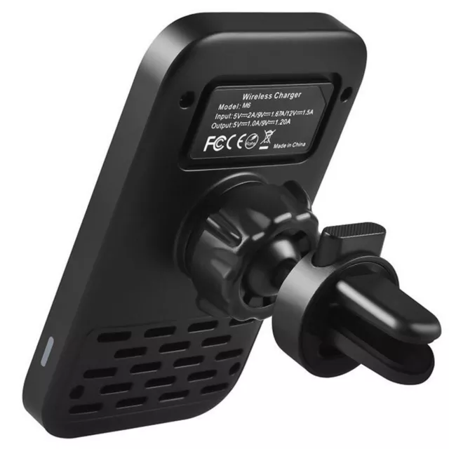 Pour iPhone12 /Pro/Max 15W support de chargeur de voiture sans fil  magnétique 2