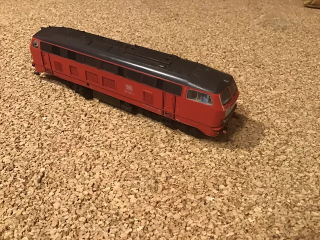 Fleischmann Ho Scale DB Red Diesel Locomotive 218 362-2 DCC FITTED