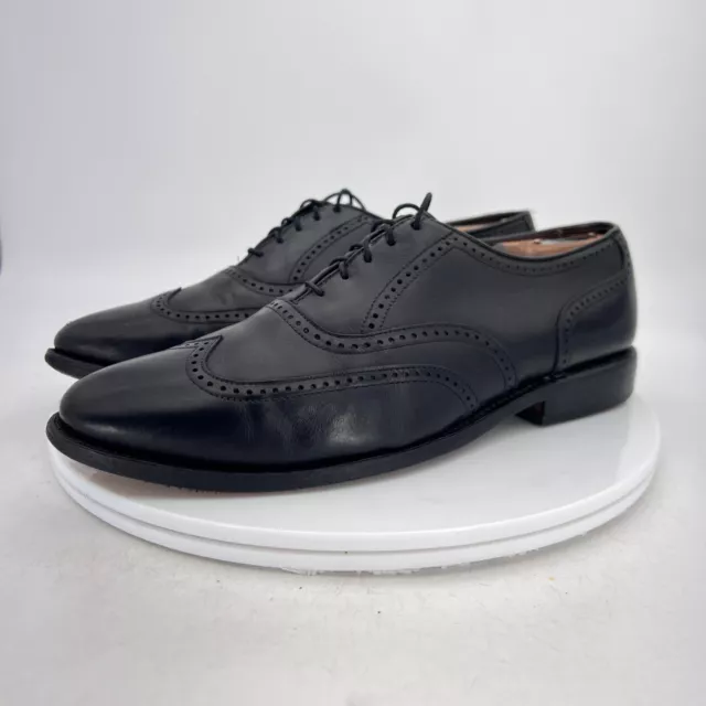 ALLEN EDMONDS MARLOW Men s SIZE 9.5 M Black Leather Oxford Dress
