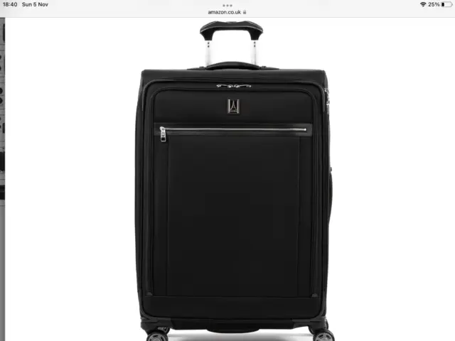 Travelpro Platinum Elite X Large Softside Suitcase 4 Wheels Spinner 32x13x21.