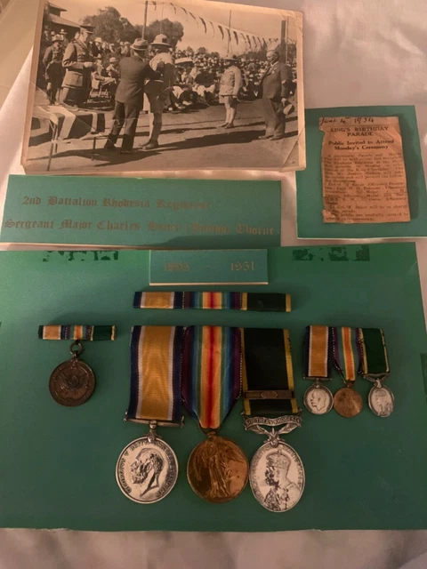 RHODESIA / SOUTHERN RHODESIA MILITARY MEDAL 18951951 Named £350.00